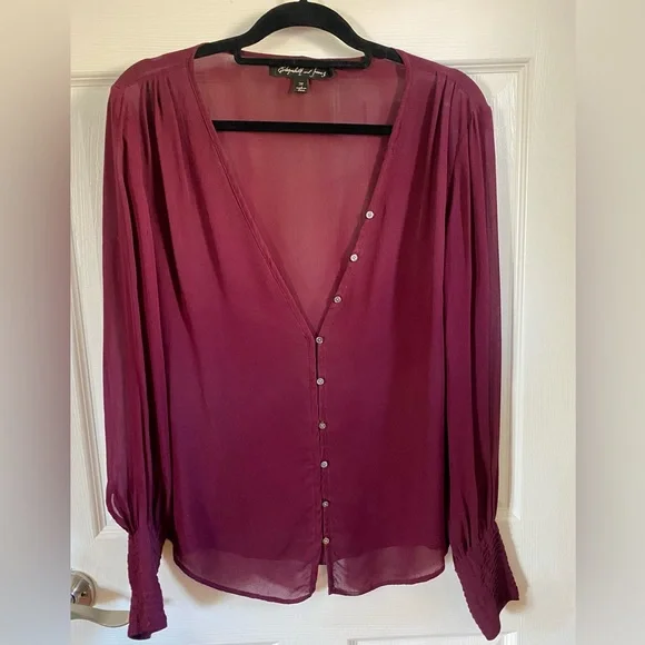 Elizabeth And James silk blouse - Picture 1 of 4